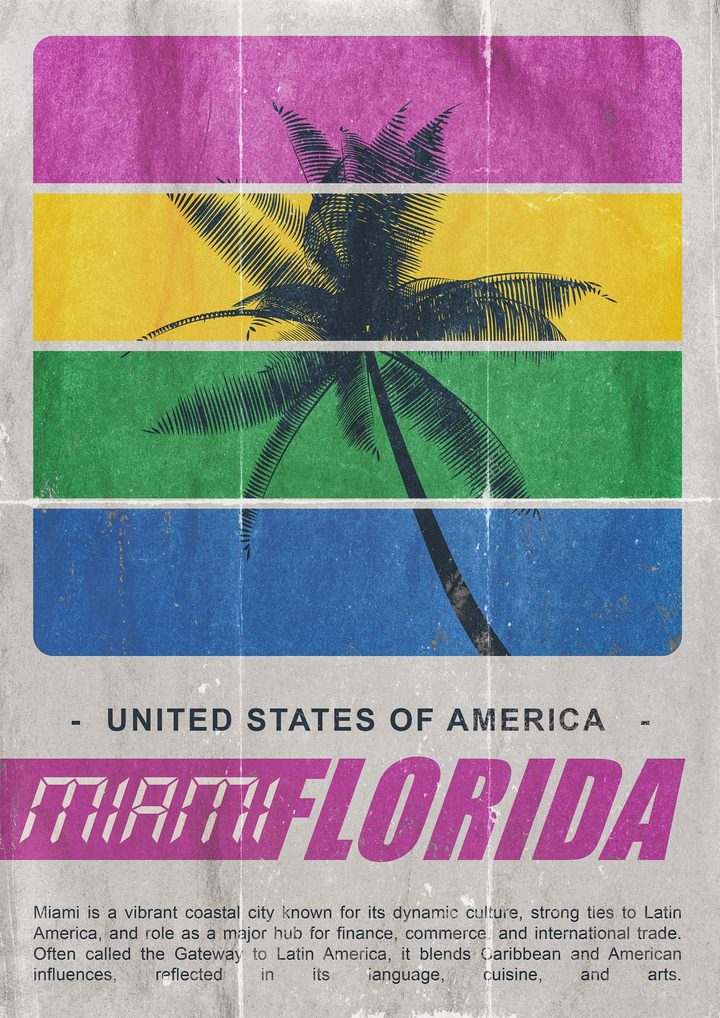 Plagát Miami